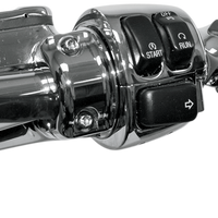 0658-0033 - DRAG SPECIALTIES Cable Clamp - Dual Throttle/Idle - 1-1/4" - Chrome 0658-0033