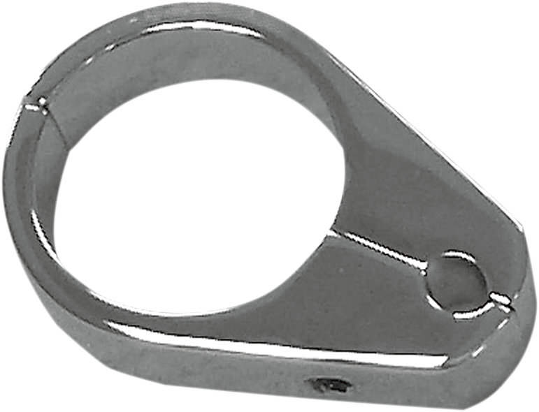 DRAG SPECIALTIES Cable Clamp - Single Throttle/Idle - 1-1/8" - Chrome 0658-0038