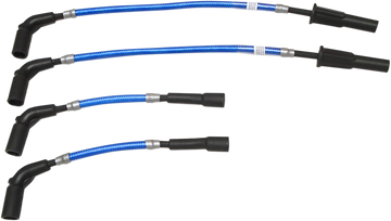 2104-0343 - MAGNUM Spark Plug Wire Set - Blue - Softail '18+ 3047B