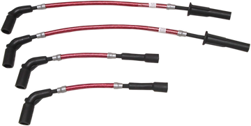 2104-0347 - MAGNUM Spark Plug Wire Set - Red - Softail '18+ 3047T