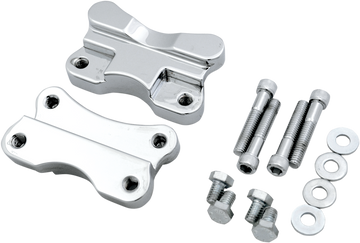 DRAG SPECIALTIES Fender-To-Fork Adapters - Chrome 1410-0066