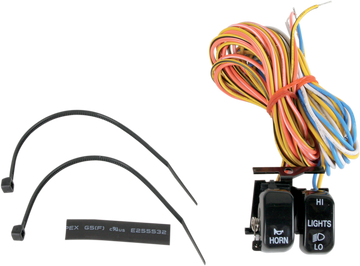 2106-0086 - DRAG SPECIALTIES Switch Kit - Dimmer/Horn - Black H18-0333B-H