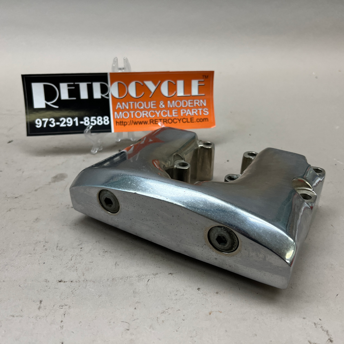 Harley OEM Front Shovelhead Rocker Box Cover with Shaft/Intake ...