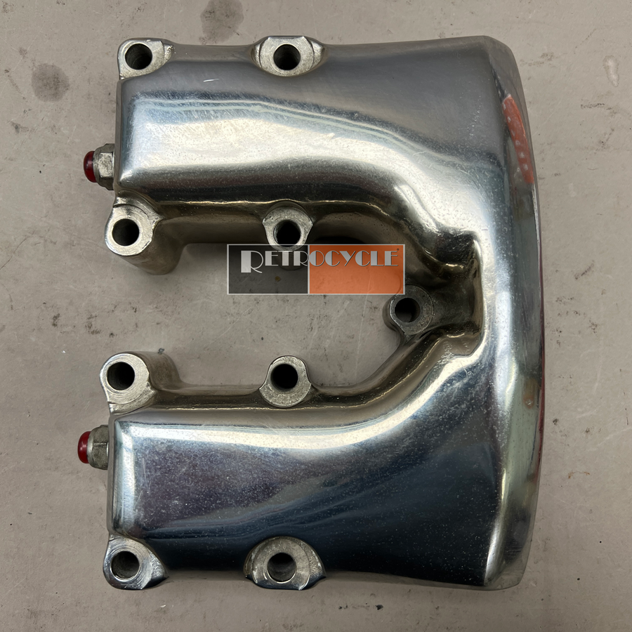 Harley OEM Front Shovelhead Rocker Box Cover with Shaft/Intake ...