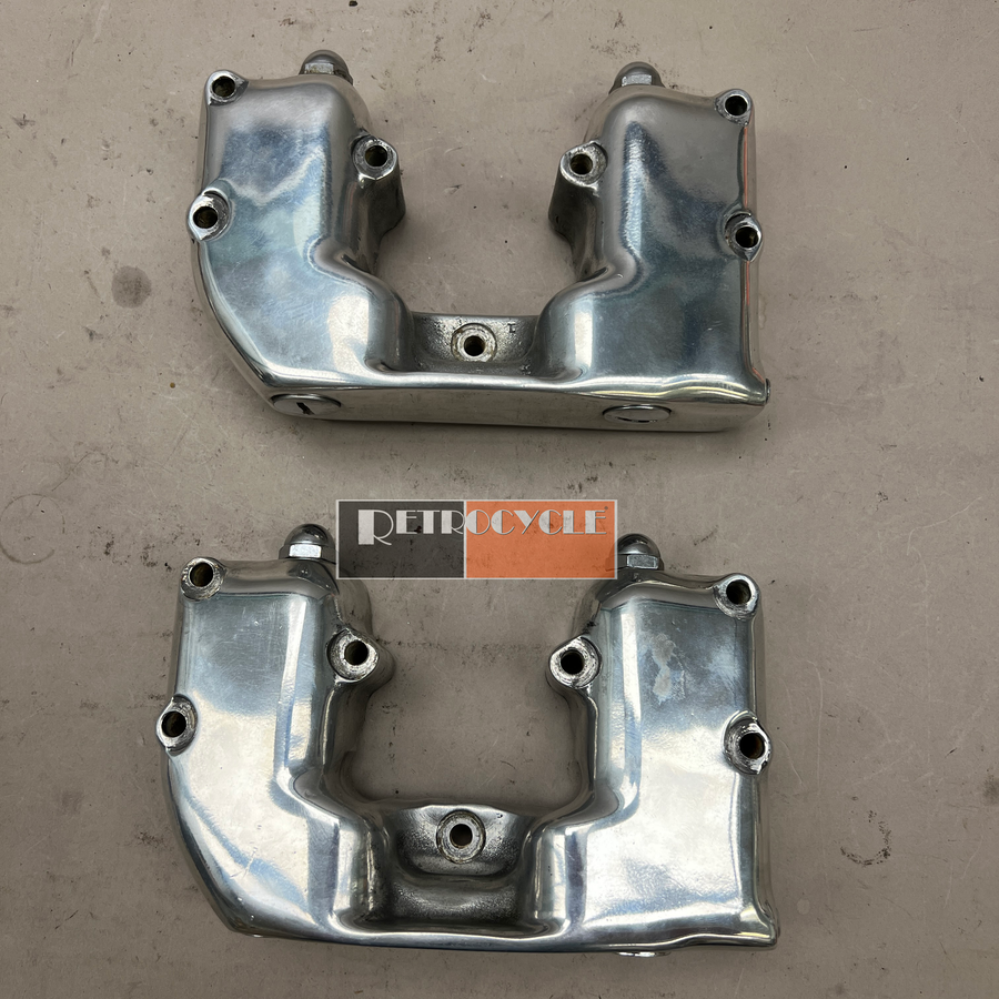 (SOLD OUT) Harley Ironhead Polished Rocker Covers - Used – Retrocycle, LLC