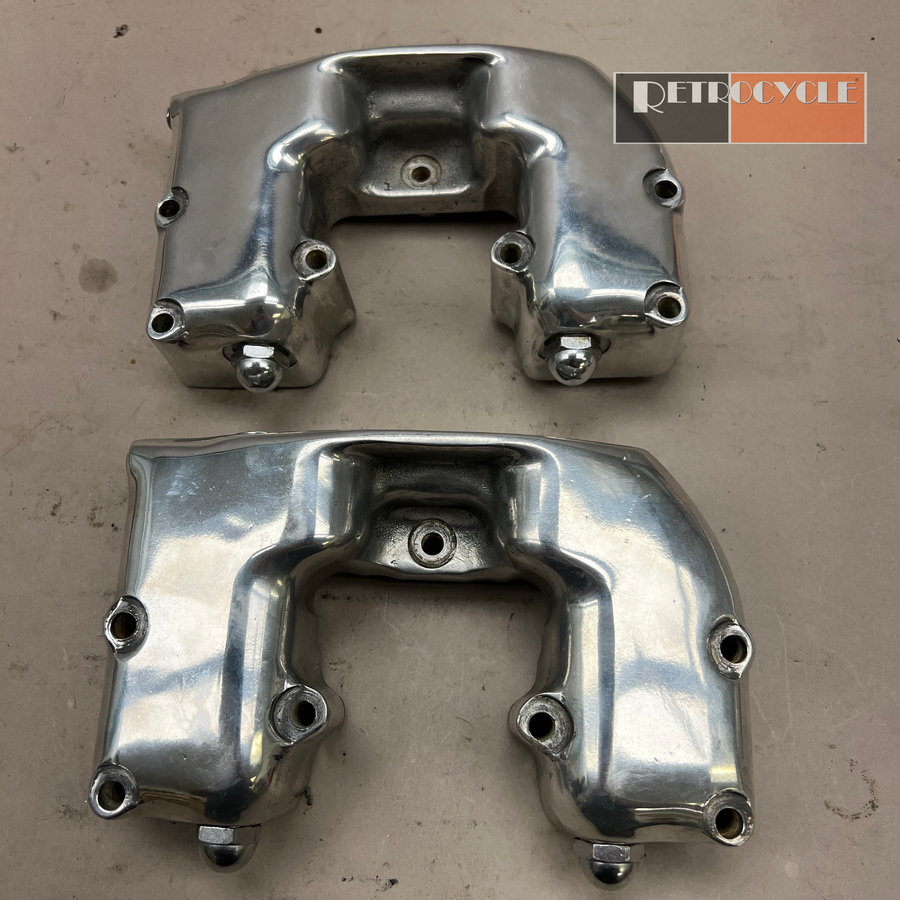 (SOLD OUT) Harley Ironhead Polished Rocker Covers - Used – Retrocycle, LLC