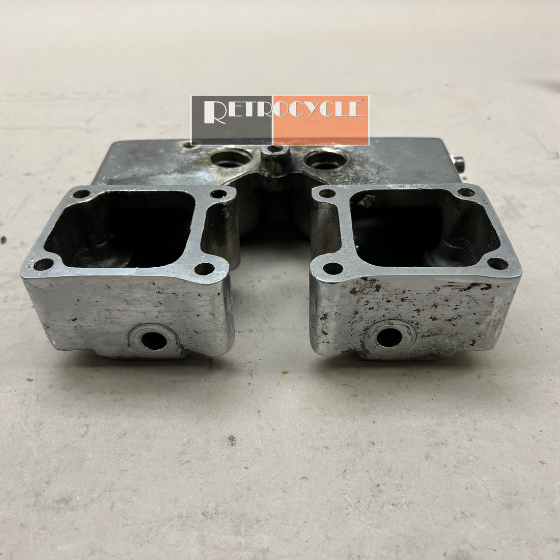 17500-66, Chrome Rear Shovelhead Rocker Box Cover - Used – Retrocycle, LLC