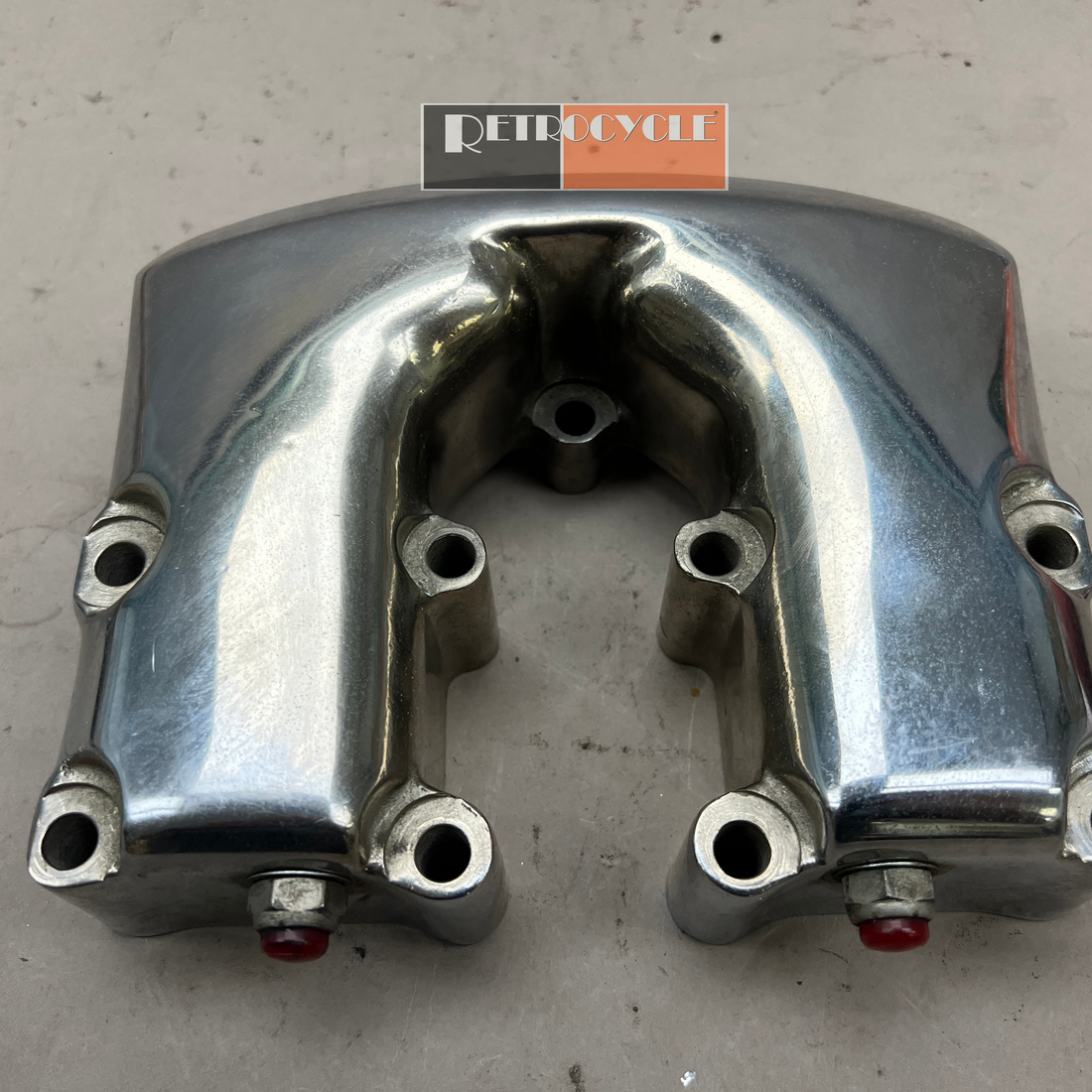 Harley OEM Front Shovelhead Rocker Box Cover with Shaft/Intake ...