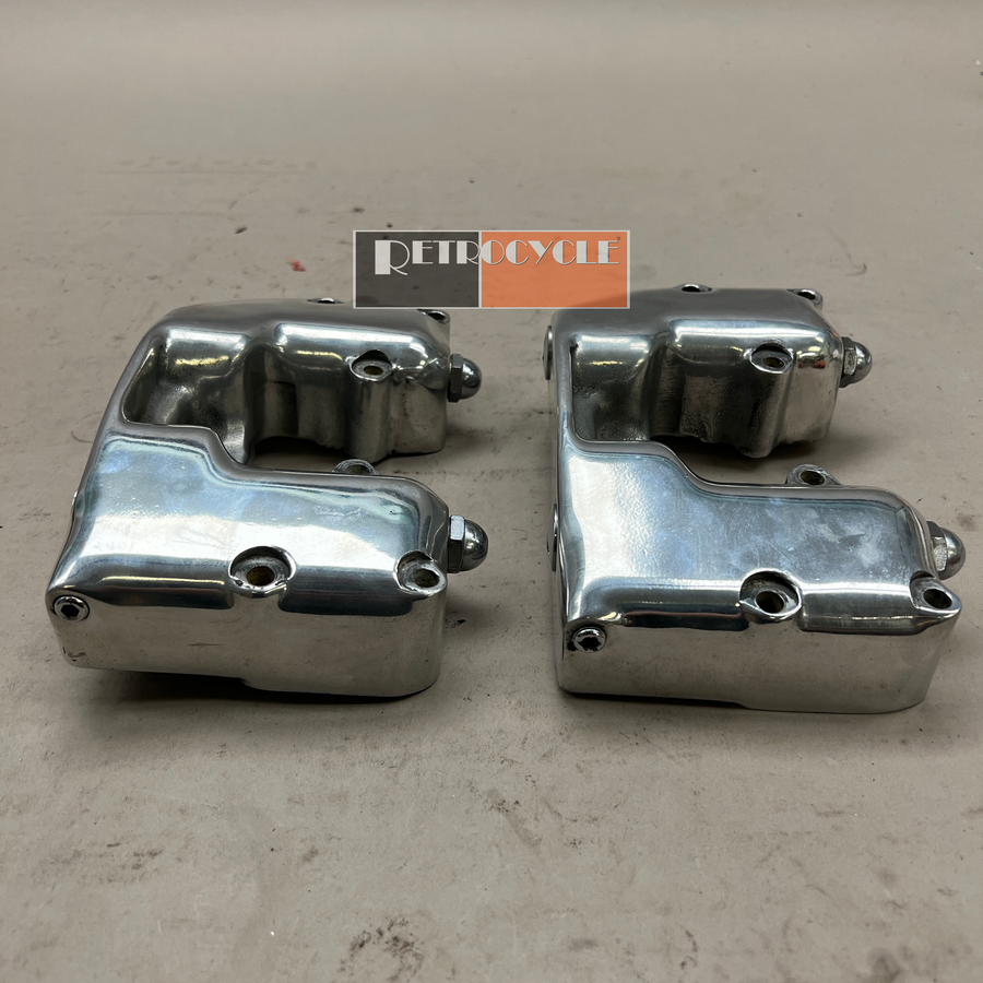 M1165 Rocker Cover (SOLD OUT) Harley Ironhead Polished Rocker Covers - Used – Retrocycle, LLC