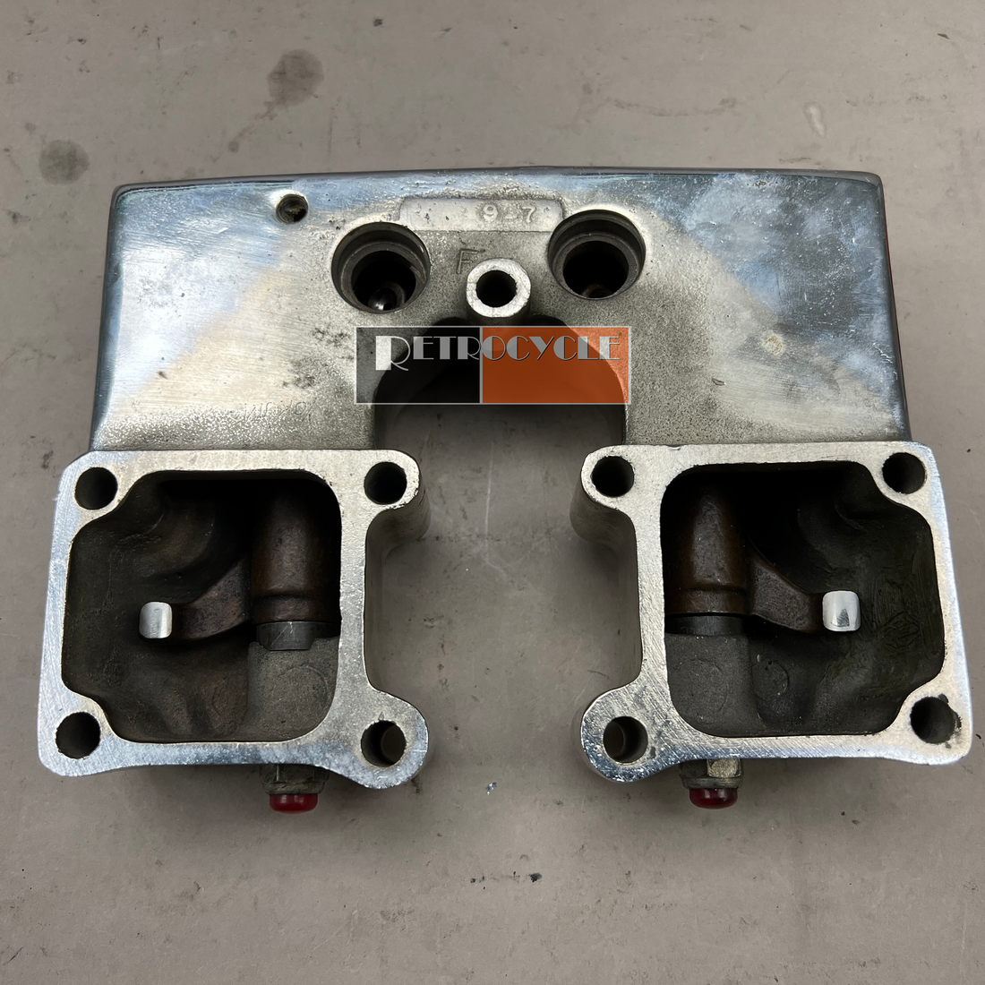 Harley OEM Front Shovelhead Rocker Box Cover with Shaft/Intake ...