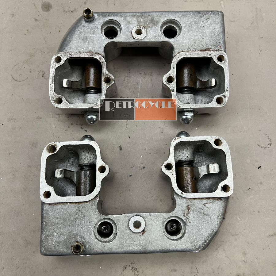 Harley Ironhead Polished Rocker Covers - Used – Retrocycle, LLC