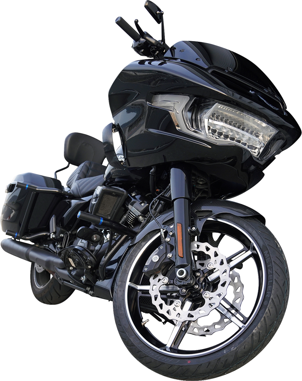 0201-2643 - ARLEN NESS Wheel with Hub/Adapter - Factory 24 - Front - Black/Contrast Cut - 21x3.5 91-654
