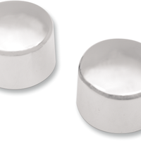 0214-0374 - DRAG SPECIALTIES Axle Caps - Chrome - Front W16-0331