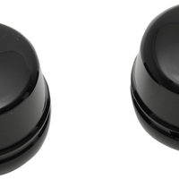 0214-0374 - DRAG SPECIALTIES Axle Caps - Chrome - Front W16-0331