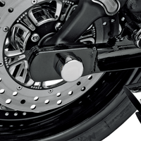 0214-0449 - DRAG SPECIALTIES Axle Caps - Chrome - Rear W16-0332