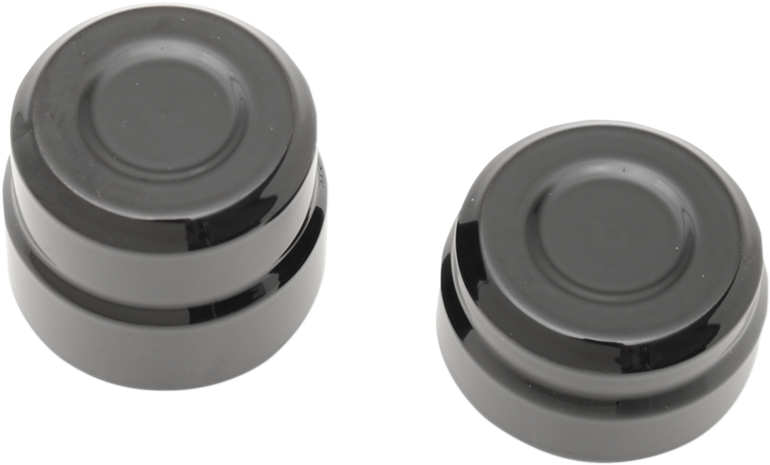 0214-0833 - DRAG SPECIALTIES Axle Cap - Rear - Black 0214-0833
