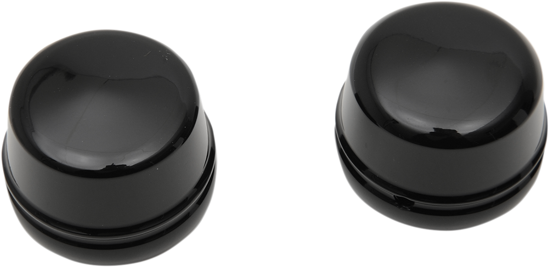 0214-1236 - DRAG SPECIALTIES Axle Caps - Black - Rear W16-0332GB