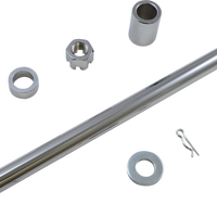 0214-1964 - DRAG SPECIALTIES Axle Kit - Rear - Chrome - '00-'01 FLT W16-0348
