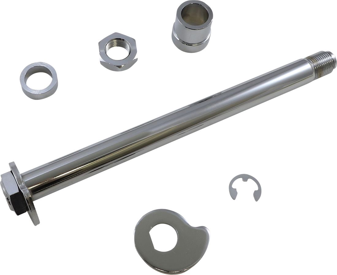 0214-1965 - DRAG SPECIALTIES Axle Kit - Rear - Chrome - '02-'07 FLT W16-0349
