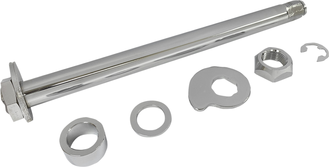 0214-1966 - DRAG SPECIALTIES Axle Kit - Rear - Chrome - '08 FLT W16-0350