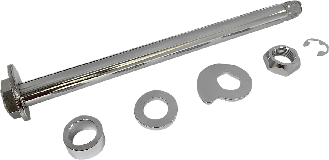 0214-1967 - DRAG SPECIALTIES Axle Kit - Rear - Chrome - '09-'13 FLT W16-0351