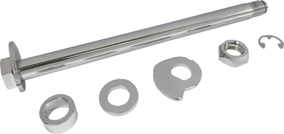 0214-1968 - DRAG SPECIALTIES Axle Kit - Rear - Chrome - '14-'21 FLT W16-0352