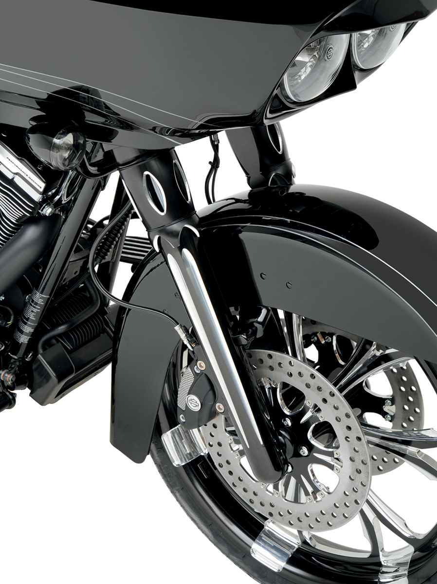 0403-0036 - ARLEN NESS Hot Legs Fork Legs - Dual Disc - Deep Cut - Black - '00-'07 FLT 06-513