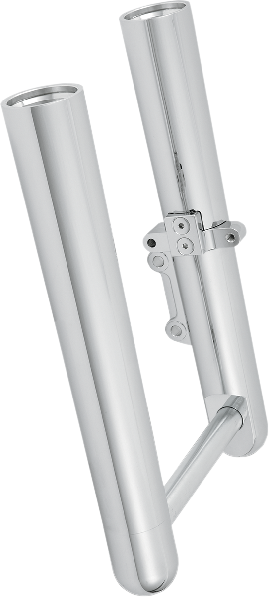 0403-0052 - ARLEN NESS Hot Legs Fork Legs - Custom Single Disc - Smooth - Chrome -  '00-'06 FLST 06-554