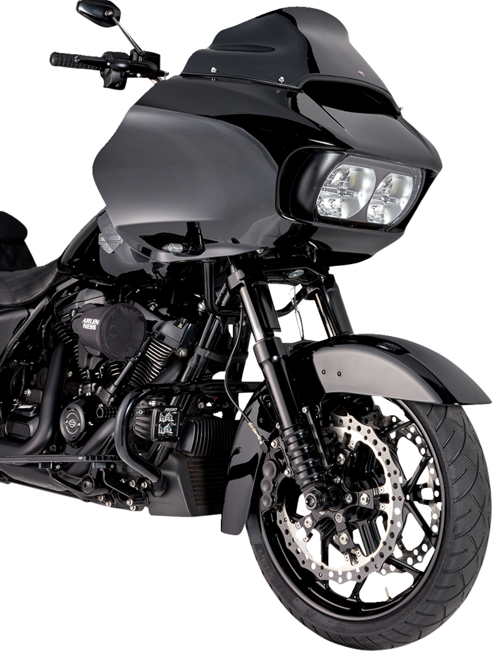 0403-0163 - ARLEN NESS Fork Guard - Black 120-000