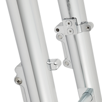 0403-0188 - ARLEN NESS Fork Legs - Chrome - Smooth - Dual Disc 40-529