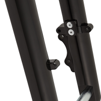 0403-0190 - ARLEN NESS Fork Legs - Black Anodized - Smooth - Single Disc 40-532