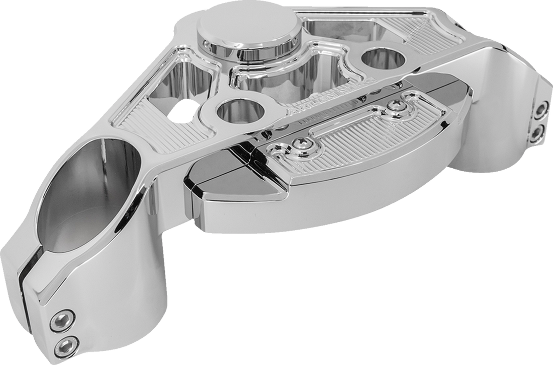 0408-0443 - ARLEN NESS Triple Tree - Chrome - + 2" 130-008