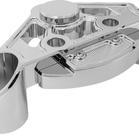 0408-0443 - ARLEN NESS Triple Tree - Chrome - + 2" 130-008