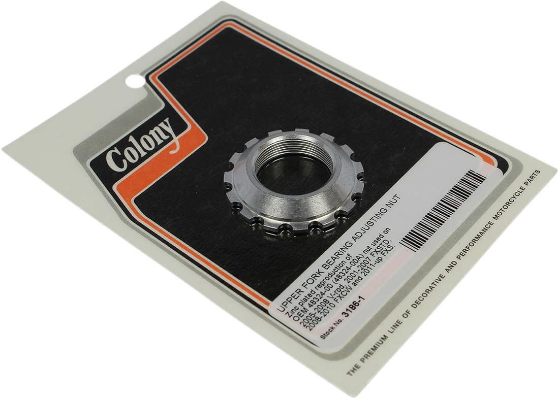 0410-0325 - COLONY Replacement Fork Nut 3186-1