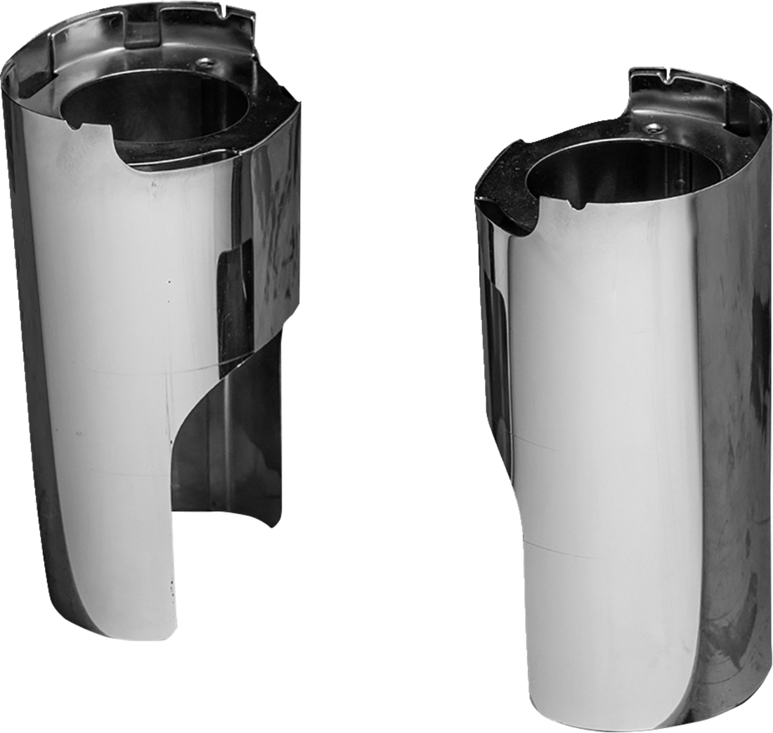 0411-0191 - ARLEN NESS Fork Boot Cover - Chrome 125-001