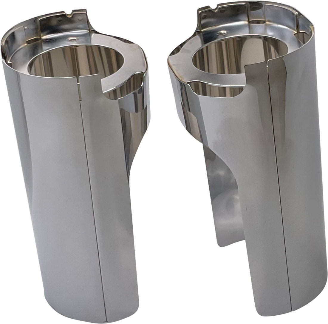 0411-0191 - ARLEN NESS Fork Boot Cover - Chrome 125-001