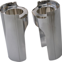 0411-0191 - ARLEN NESS Fork Boot Cover - Chrome 125-001