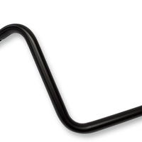 0601-3490 - DRAG SPECIALTIES Handlebar - Ape Hanger - 12" - TBW - Flat Black 0601-3490
