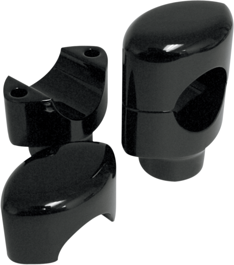 0602-0466 - DRAG SPECIALTIES Risers - Big Buffalo - 1-1/2" - Black 0602-0466