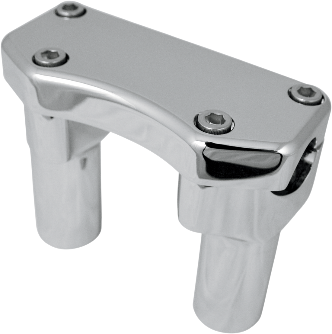 0602-0608 - DRAG SPECIALTIES Risers - 6" - Big Buffalo - Top - Chrome 0602-0608