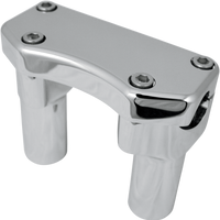 0602-0608 - DRAG SPECIALTIES Risers - 6" - Big Buffalo - Top - Chrome 0602-0608