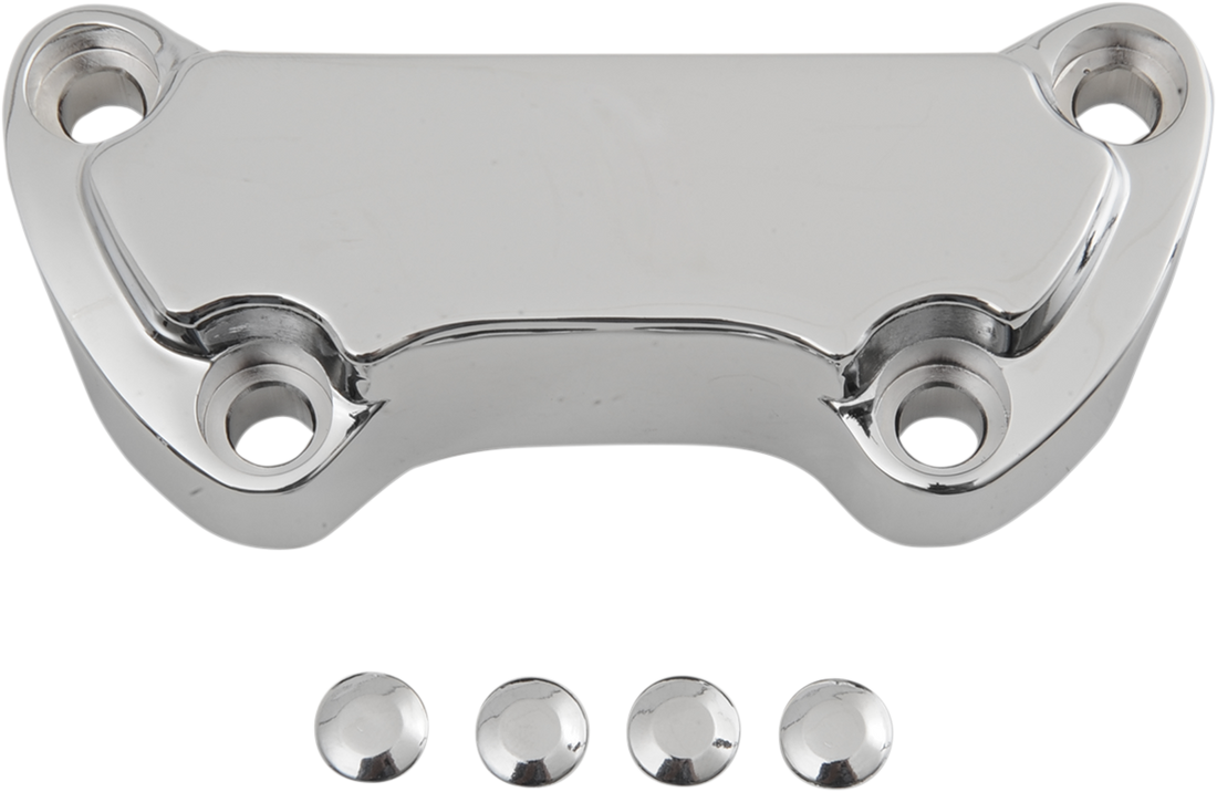 0603-0002 - DRAG SPECIALTIES Handlebar Clamp - Scalloped 03-0107SPC