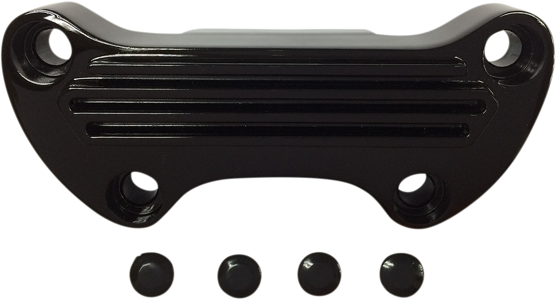 0603-0002 - DRAG SPECIALTIES Handlebar Clamp - Scalloped 03-0107SPC