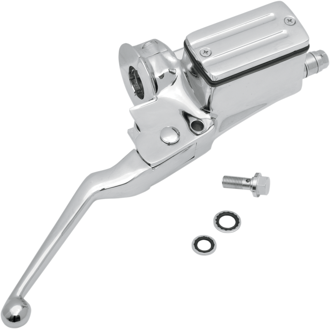 0610-0503 - DRAG SPECIALTIES Front Brake Master Cylinder Assembly - 3/4" - Dual Disc - Chrome 07-0540-1NU