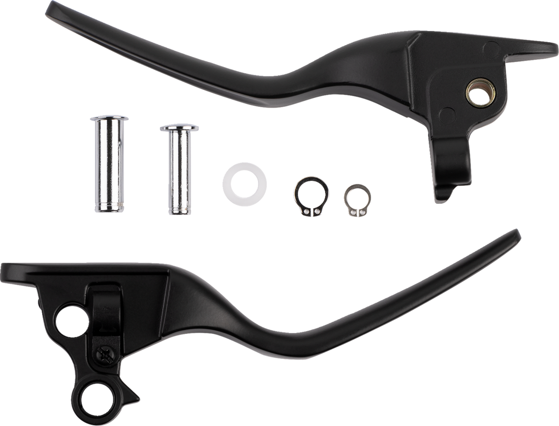 0610-2266 - DRAG SPECIALTIES Levers - LSR - Black 053987