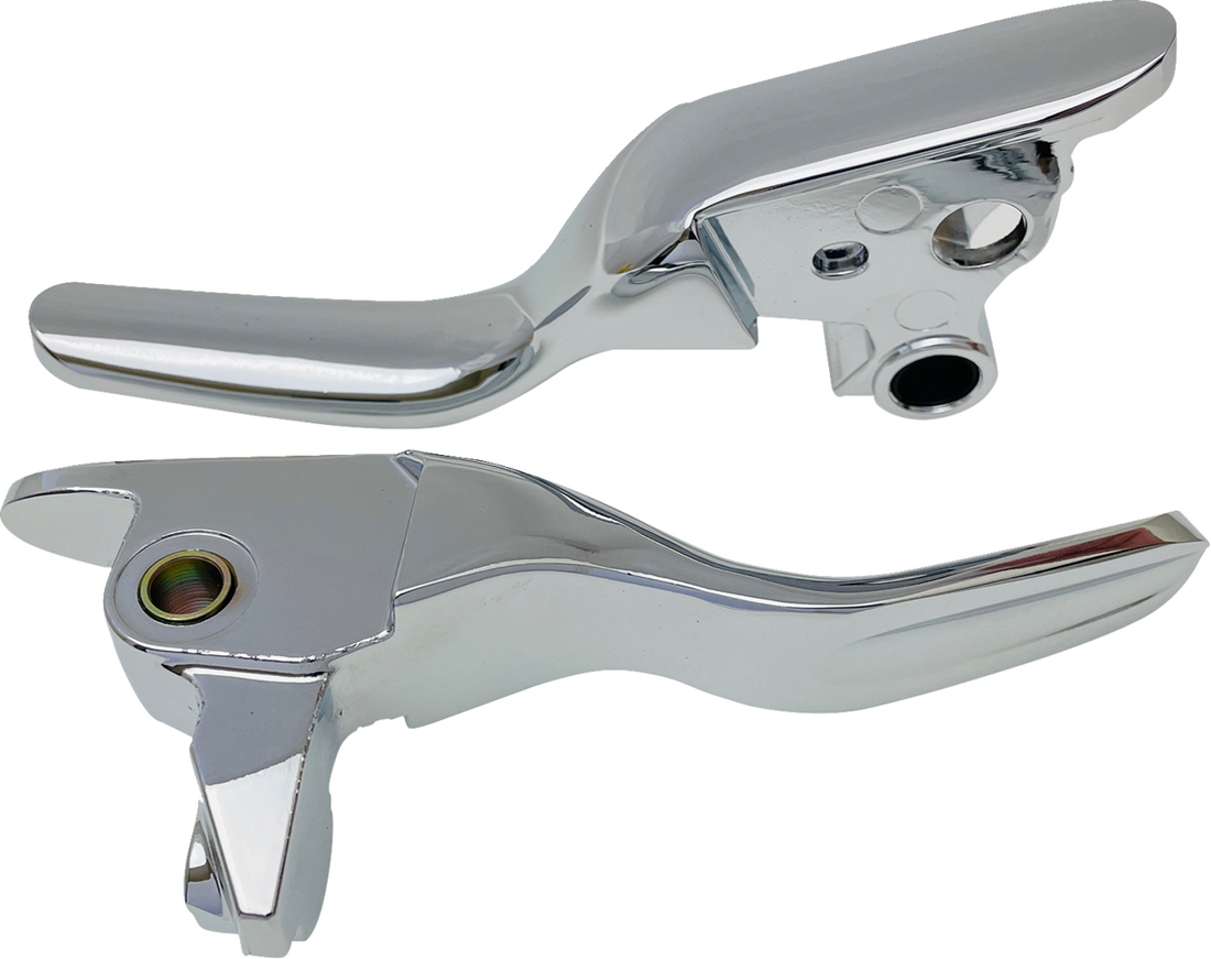 0610-2306 - DRAG SPECIALTIES Short Lever Set - Chrome H07-0585S