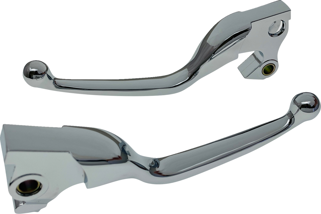 0610-2312 - DRAG SPECIALTIES Narrow Lever Set - Chrome H07-0592N