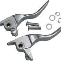 0610-2319 - DRAG SPECIALTIES Short Lever Set - Chrome H07-0595S