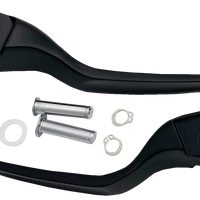 0610-2326 - DRAG SPECIALTIES Narrow Lever Set - Black H07-0730NMB