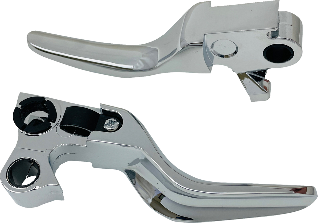 0610-2328 - DRAG SPECIALTIES Short Lever Set - Black H07-0730SMB